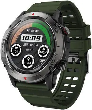 Nx9 Three-Proof Sports Bluetooth Call Smart Watch Heart Rate Blood Pressure Blood Oxygen Multi-Sports Smart Watch (Green)
