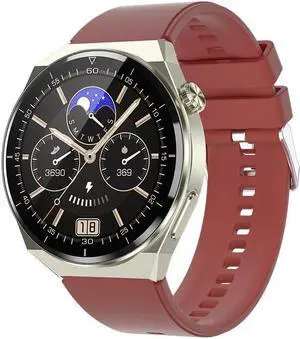 Tk20 Ecg Smart Watch Blood Glucose Heart Rate Blood Pressure Temperature Monitoring Multi-Sport Smart Watch (Red)