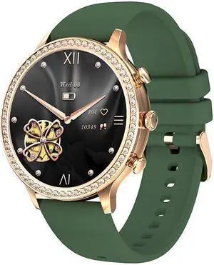 I70 Female Music Call Smart Watch Step Counting Heart Rate Blood Pressure Monitoring Multi-Sport Smart Watch (Green)