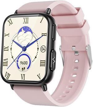Tk10 Ecg Smart Watch Ecg Non-Invasive Blood Glucose Heart Rate Blood Pressure Blood Oxygen Multi-Exercise Smart Watch (Pink)