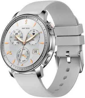 V65 Women Bluetooth Call Sports Smart Watch Large Screen Heart Rate Blood Pressure Multi Sports Smart Watch (Silver)