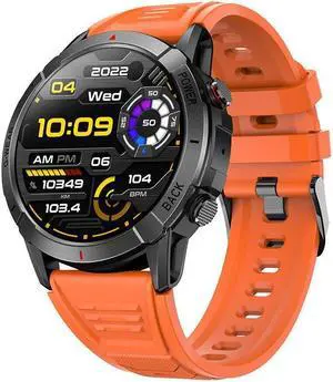 Nx10 Bluetooth Calling Smart Watch 1.43 "Amoled466*466 Multi-Sports Heart Rate Blood Pressure Watch (Orange)