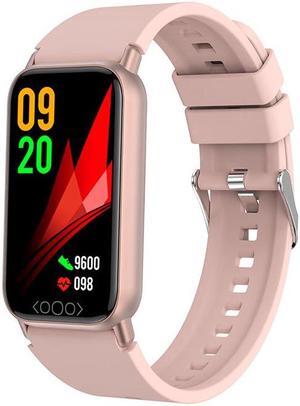 Tk72 Blood Sugar Body Temperature Smart Bracelet Female Health Heart Rate Blood Pressure More Than Smart Sport Bracelet (Pink)