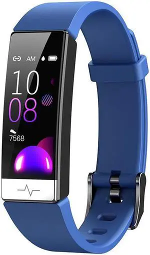 Y91 Waterproof Smart Bracelet Heart Rate Infrared Blood Oxygen Ecg Ppg+Ceg+Hvr Monitoring Sports Bracelet (Blue) Black