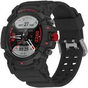 G02gps Four-Star Positioning 1.39 Bluetooth Music And Phone Calls Heart Rate Blood Pressure More Than Sport Smart Watch (Black)