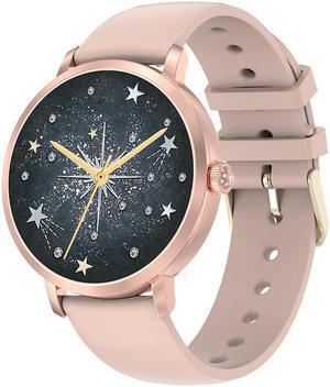Dt2dts Bluetooth Calling Smart Watch Female Assistant Heart Rate Blood Pressure More Than Sport Smart Watch (Pink)