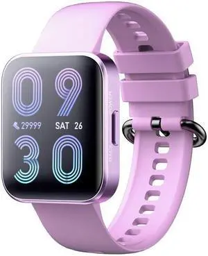 C17 Smart Watch, Step Counting, Heart Rate, Blood Oxygen, Sleep Monitoring, Weather, Music Control, Ip68 Swimming Sports Bracelet (Pink)