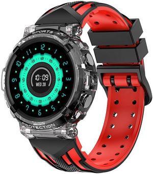Ht25 Bluetooth Calling Smart Watch Heart Rate Blood Pressure Blood Oxygen Female Health Multi Sport Smart Watch (Black)