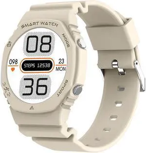 Zl88 Outdoor Sports Call Smart Watch Running Climbing Diving Three-Proof Waterproof Sports Watch (Beige)