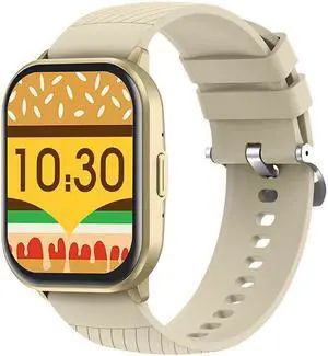Zl99j Bluetooth Call Smart Watch Music Heart Rate Blood Pressure Blood Oxygen Multi-Sport Smart Watch (Gold)