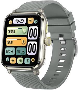 M12 Bluetooth Calling Smart Watch Weather Music Female Health Heart Rate Blood Pressure More Than Sport Smart Watch (Silver)