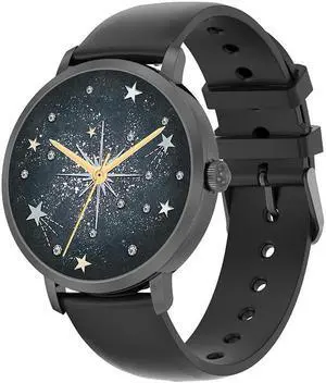 Dt2dts Bluetooth Calling Smart Watch Female Assistant Heart Rate Blood Pressure More Than Sport Smart Watch (Black)