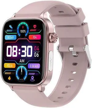 2024Et570 Bluetooth Call Smart Watch Ecg Ecg Body Temperature Heart Rate Blood Pressure Multi-Sport Smart (Gold)