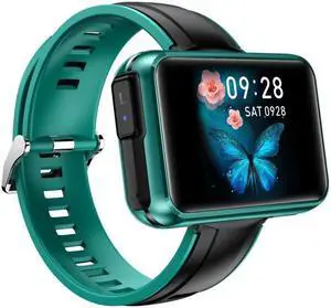 T91 Smart Bracelet Bluetooth Headset Two-In-One Color Screen Pedometer Exercise Heart Rate Blood Pressure Monitoring Bracelet (Green)