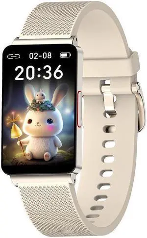 Ep08 Smart Watch Heart Rate Blood Oxygen Body Temperature Ecg Sleep Monitoring Health Smart Bracelet Sports Watch (Gold)