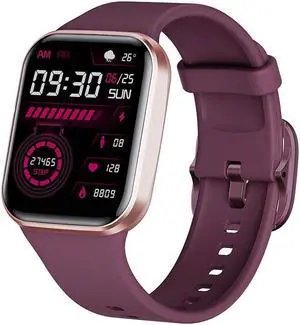 Q23 Smart Watch Heart Rate Blood Pressure Blood Oxygen Weather Music Alarm Clock Multi-Sport Smart Watch (Purple)