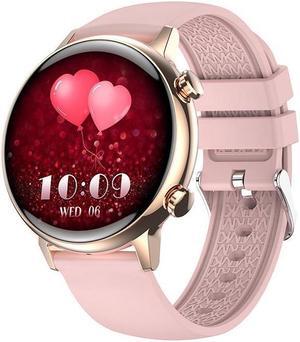 Amoledhk39 Bluetooth Call Smart Watch Bluetooth Call Music Blood Pressure Blood Oxygen Multi Sports Watch (Pink)