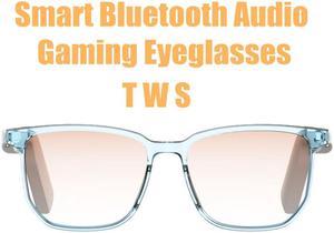 Gaming Eyeglasses, Smart Sunglasses with Open Ear Headphones , Bluetooth Connectivity Anti-blue Light Glasses - Waterproof