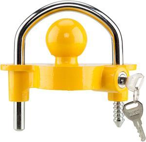 Trailer Lock, Anti-Theft Device Universal Coupler Security Lock For 1-7/8", 2”, 2-5/16"