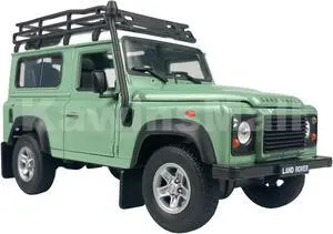 Welly 1:24 Land Rover 2010s Defender TD5 TDCI 90 Off-Road Vehicle Truck Alloy Diecast Model Toy