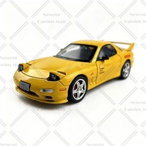 1:28 Scale Mazda RX-7 FD3S Type-R Sports Car Diecast Model Initial D Keisuke Takahashi 1:28 Scale Mazda RX-7 FD3S Type-R Sports Car Diecast Model Initial D Keisuke Takahashi
