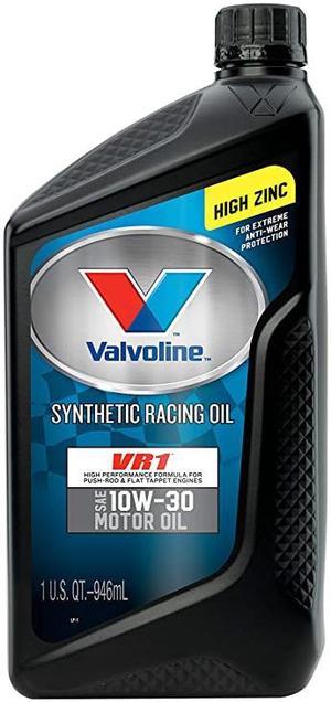 679083-CS6 VR1 Racing Synthetic SAE 10W-30 Motor Oil 1 QT, Case of 6