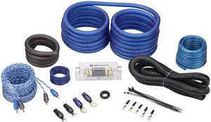 RWK21 2 Gauge Amp Installation Kit ANL Fuse Holder 100% Copper RCA