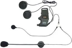 SMH-A0302 Helmet Clamp Kit with Boom and Wired Microphones for SMH10 Bluetooth Headset