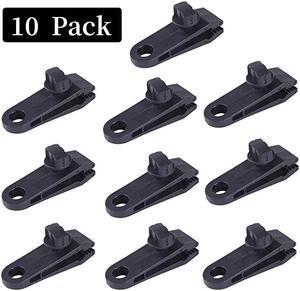 10 Pcs Heavy Duty Multi-Purpose Thumb Screw Tarp Clips with Thumb Screw Tent Tarpaulin Clamps for Holding Up Tarp, Canopy Car Cover Pool Cover Boat Cover Temporary Projector Screen