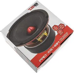 PROX54BM Loudspeaker 525quot Midrange Red Aluminum Bullet 300W Max 150W RMS 4 Ohms Premium Quality Audio Door Speakers for Car or Truck Stereo Sound System 1 Speaker