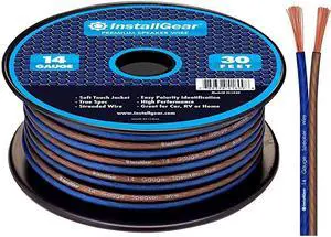 14 Gauge AWG 30ft Speaker Wire True Spec and Soft Touch Cable
