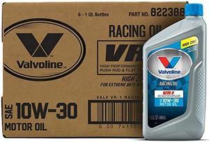 VR1 Racing SAE 10W-30 Motor Oil 1 QT, Case of 6