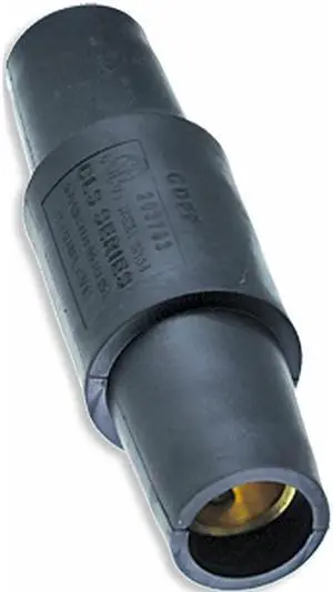 CDFFA CLS Cam Type Series 16 400 Amp Female to Female Coupler FF Black A