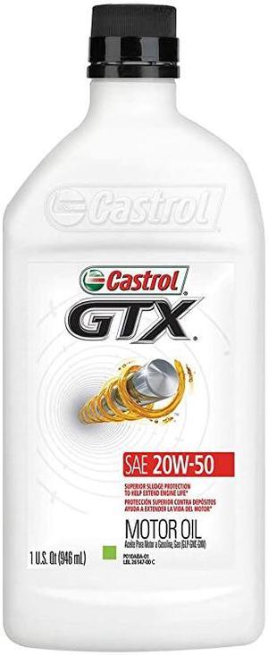 06147 GTX 20W-50 Conventional Motor Oil - 1 Quart, (Pack of 6)