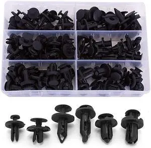 102pcs 6.3mm 8mm 9mm 10mm Bumper Push Fasteners Rivet Clips Expansion Screws Replacement Kit