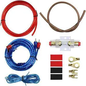 10 Gauge Car Amp Wiring Kit – A Car Amplifier Install subwoofer Wire Wiring Kits Helps You Make Connections and Brings Power to Your Radio, Subwoofers and Speakers Amp Power Wire