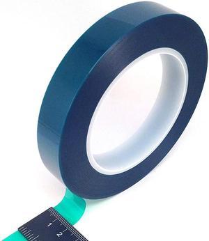 Wide High Temp Masking Tape for Powder Coating, Custom Painting, Hydrodip, Sublimation - Green Polyester Silicone Adhesive