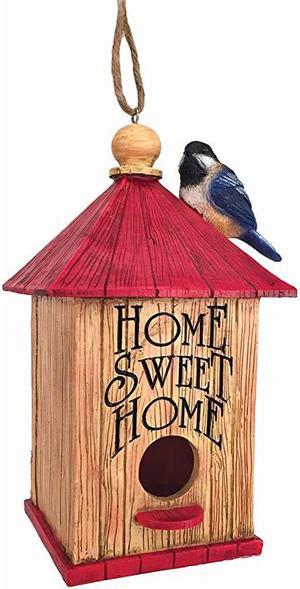 10164 Sweet Home Birdhouse Brown and Red