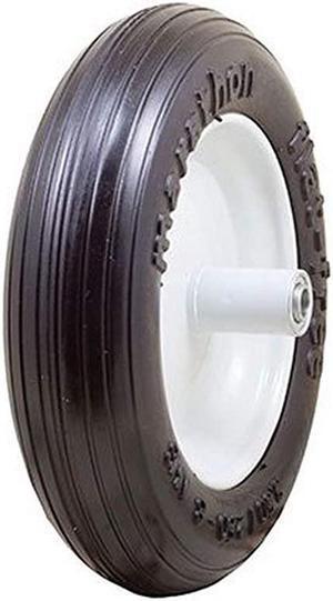 3502508quot Flat Free Tire on Wheel 6quot Hub 58quot Bearings