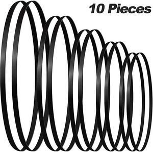 Pieces Turntable Belt Different Specifications Machine Recorder Rubber Belt for Repair Replacement Maintenance Most Kinds of BeltDriven Turntables 5 Sizes