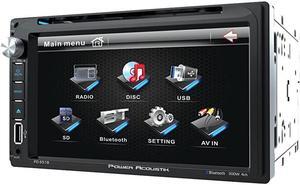 PD 651B 65 DoubleDIN inDash LCD Touchscreen DVD Receiver with Bluetooth Black PD651B