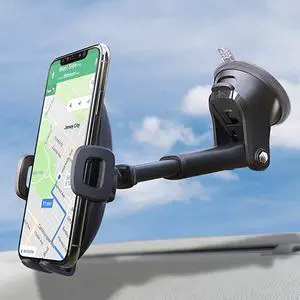 Cup Phone Holder for WindshieldDashboardWindow Universal Dashboard Windshield Sturdy Cup Car Phone Mount with Strong Sticky Gel PadCompatible W iPhone Samsung Other Smartphone
