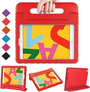 Kids Case for iPad 102 20202019 iPad 102 Case iPad 8th7th Generation Case Shock Proof Light Weight Convertible Handle Stand Kids Case for Apple iPad 102 inch 20202019 Red