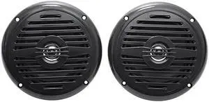 Pair  MS525B 525 400 Watt Waterproof Marine Boat Speakers 2Way Black