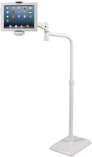 Height Angle Adjustable 360 Degree Rotating Floor Stand for Tablet Including ipad ProMiniAir Surface Pro Samsung Galaxy Tab eBooks More ICFTS01W