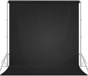 10 x 20 Photo Video Studio Seamless Solid Black Muslin Backdrop Photo Studio Background AGG1601