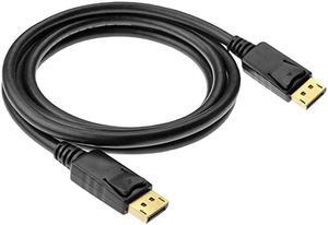 DisplayPort to Displayport Cable 6 Feet, Gold Plated Display Port to Display Port Cable 4K@60HZ Resolution(Male to Male) for DisplayPort Enabled Desktops and Laptops to Connect to Displays