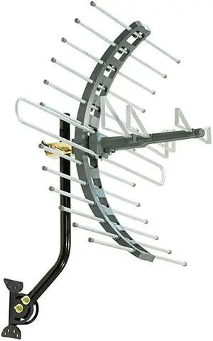 Outdoor TV Antenna, Long Ran Antenna, 4K 1080P VHF UHF Digital HDTV Antenna, J Mount Included, Also Indoor Attic Mountable, Weather Resistant, 29884