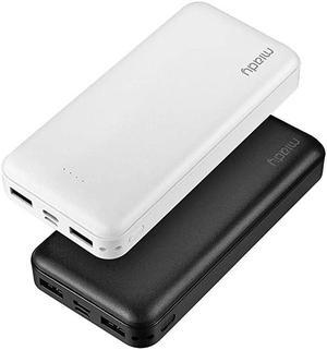 2Pack  20000mAh Portable Charger Power Bank Dual USB Output and USBC Input Fast Charging Battery Pack Charger for iPhone X Galaxy S9 Pixel 3 and etc