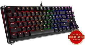 B930 TKL Tenkeyless Optical Switch Gaming Keyboard by  Gaming | Fastest Keyboard Switches in Gaming |UltraCompact Form Factor | RGB LED Backlit Keyboard | Tactile Clicky